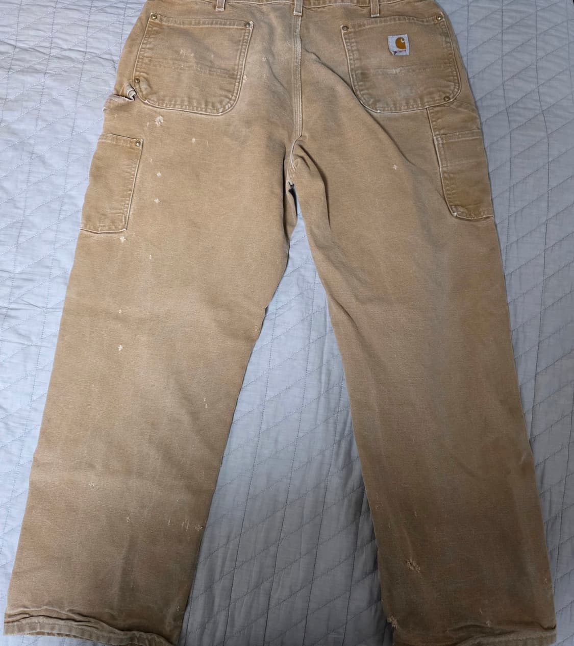 [38X30] 칼하트 더블니 B01 BRN 워크팬츠 쿨컨디션 T-7 상품이미지4