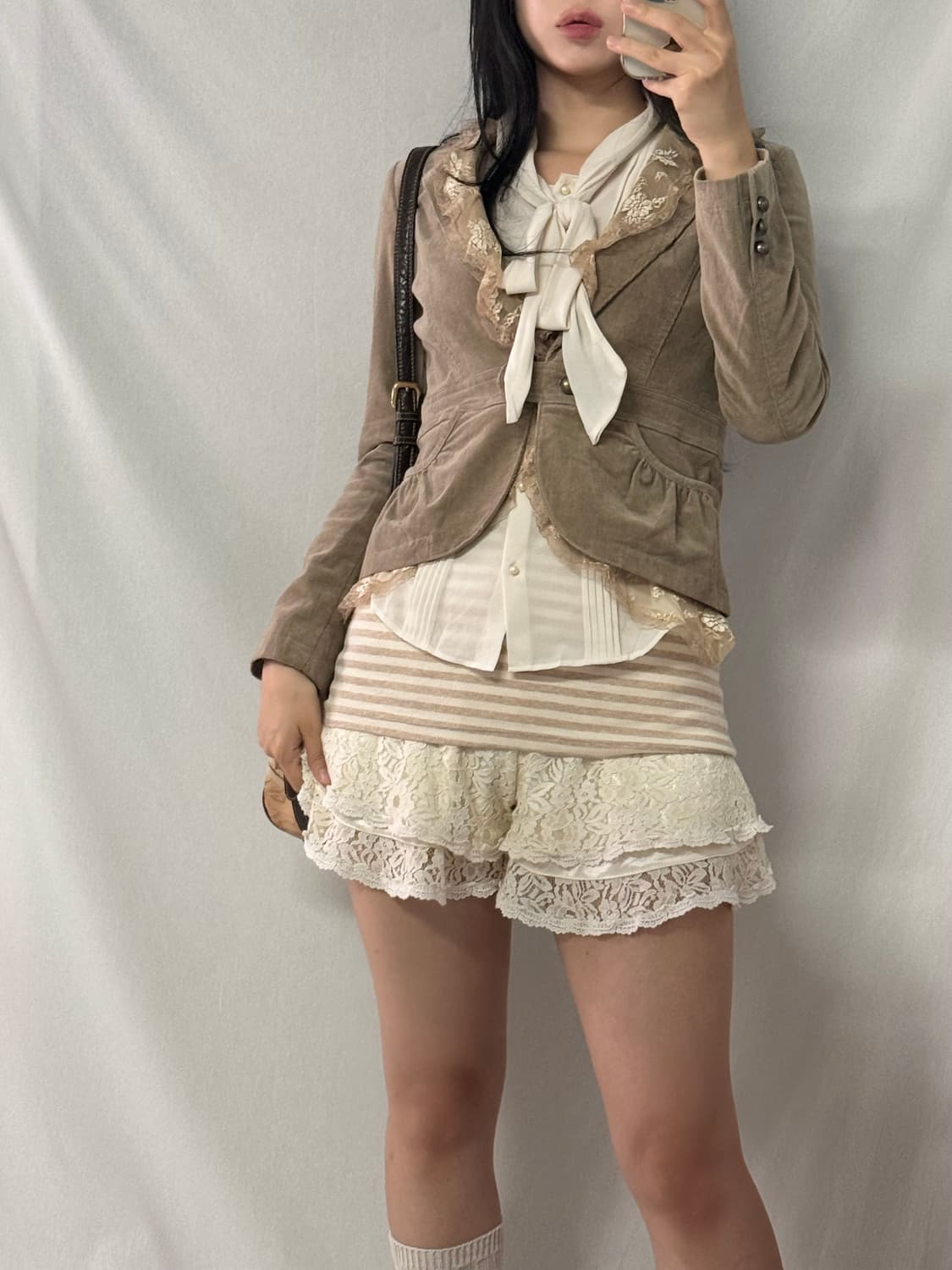 코듀로이 셔링 포켓 자켓 상품이미지5