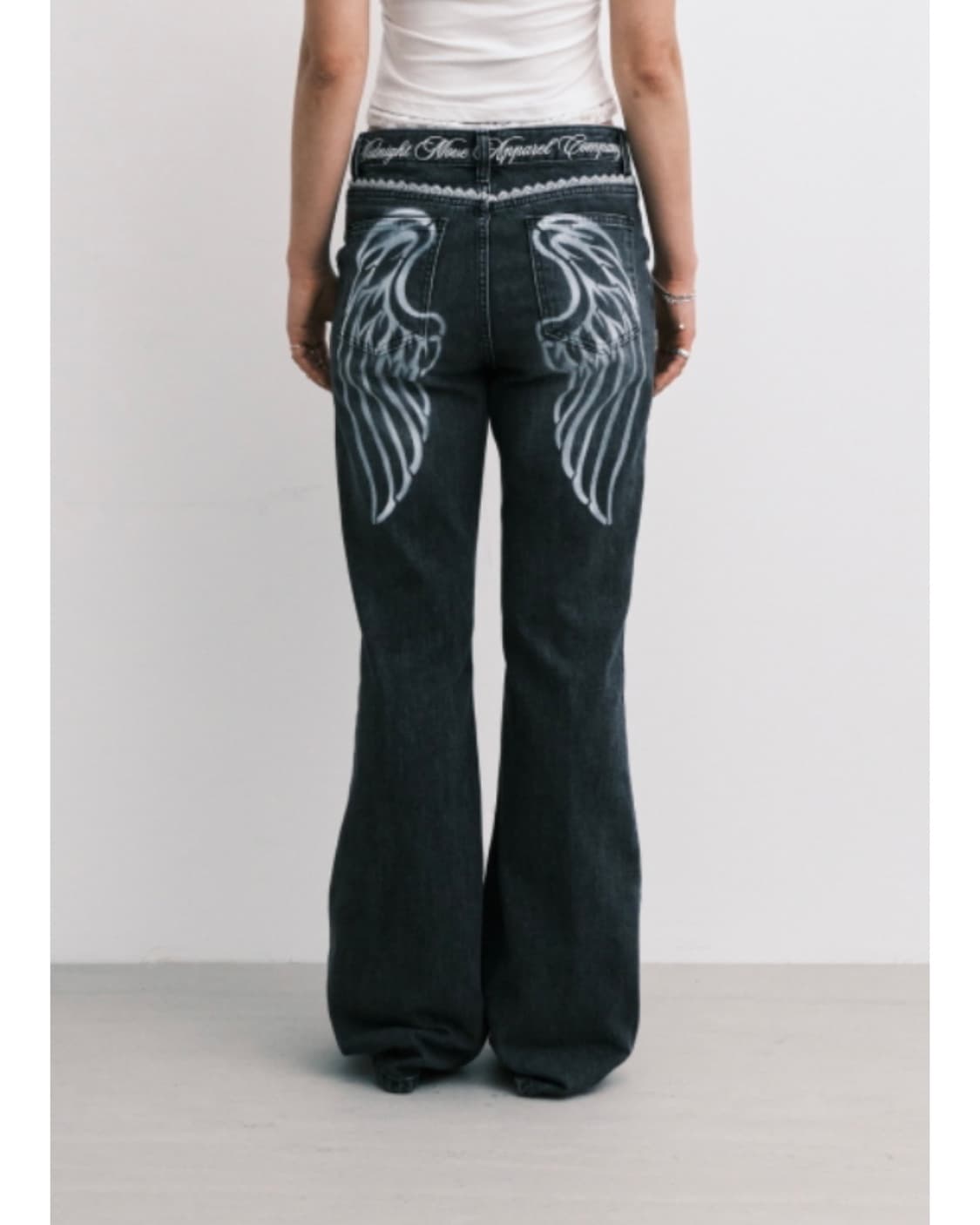 미드나잇무브 MIDNIGHT MOVE lace bt pants black 상품이미지2