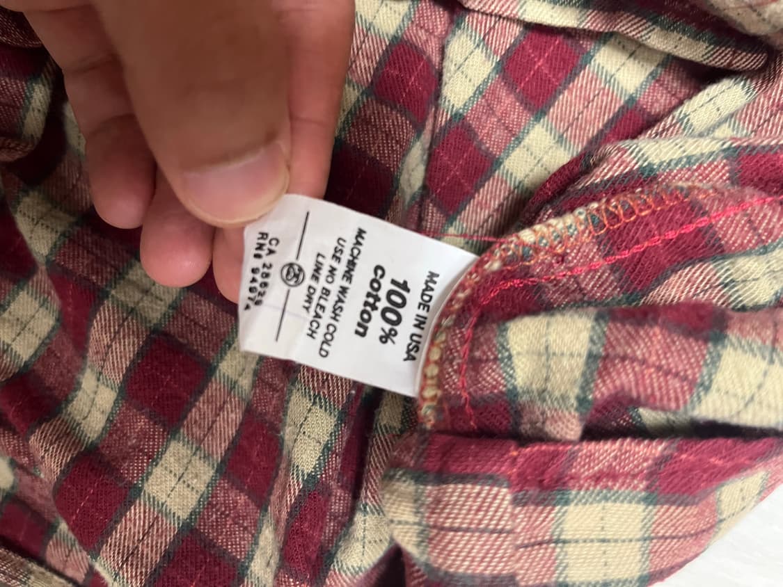 90s Usa made 스투시 셔츠 상품이미지5
