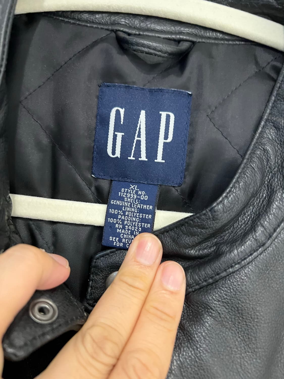 갭 gap  기죽자켓 xl 상품이미지2