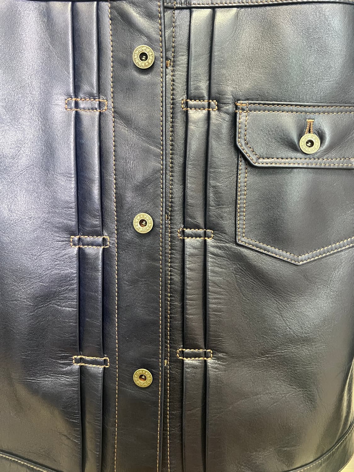 Y'2 leather IB-140 인디고호스 1세대 타입 자켓 상품이미지5