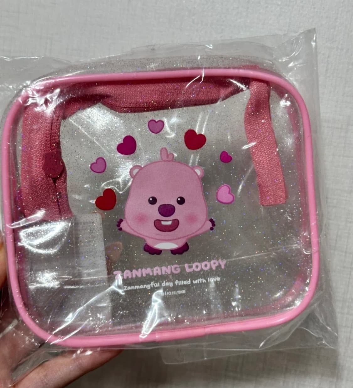 [새상품] 잔망루피 투명 파우치 상품이미지1