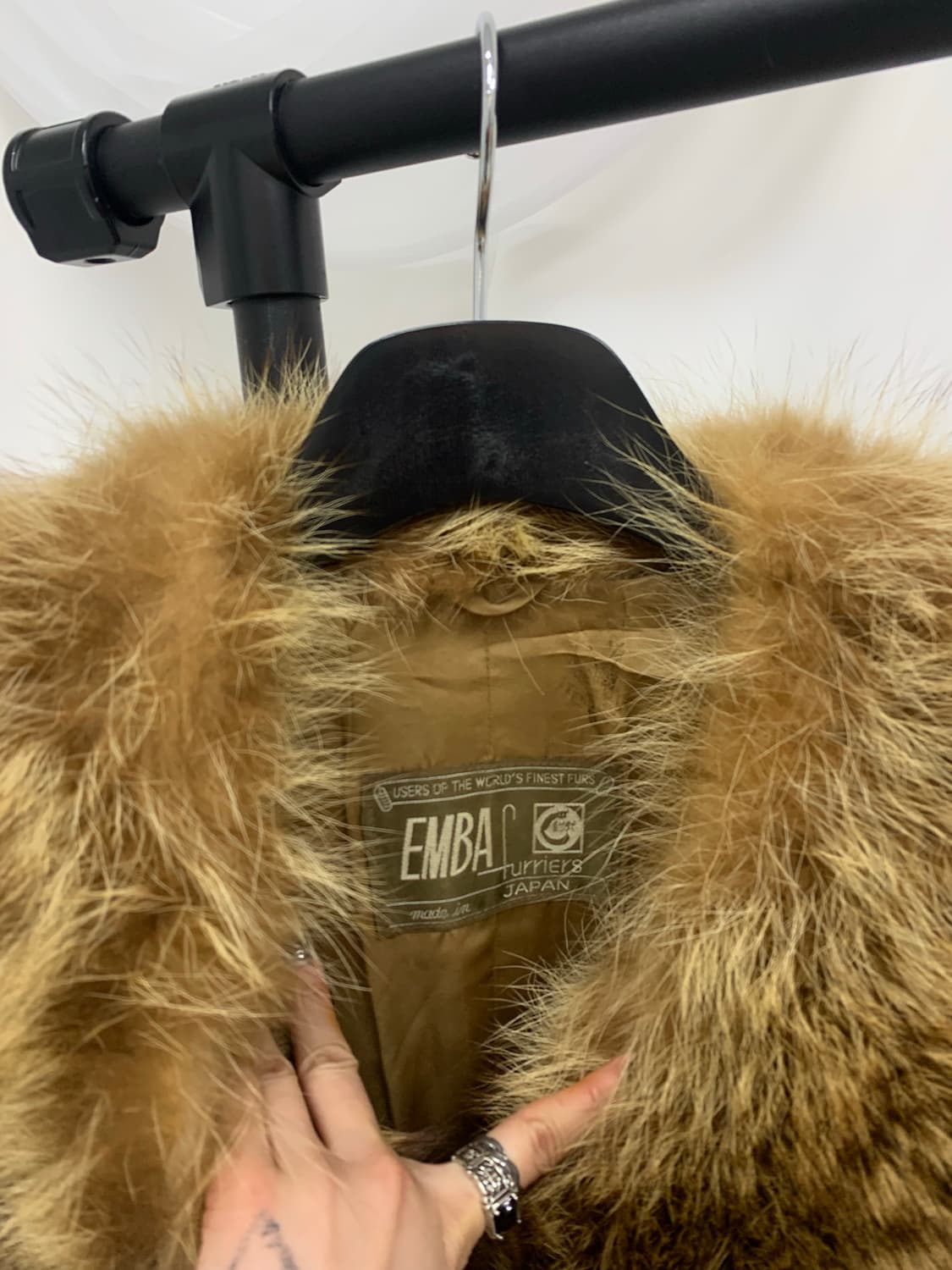 브라운 리얼토끼퍼자켓 상품이미지3