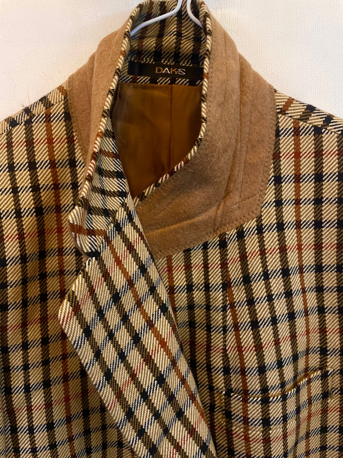 DAKS 닥스 체크자켓 블레이저:) 울자켓 울100% 하객룩출근룩 상품이미지4