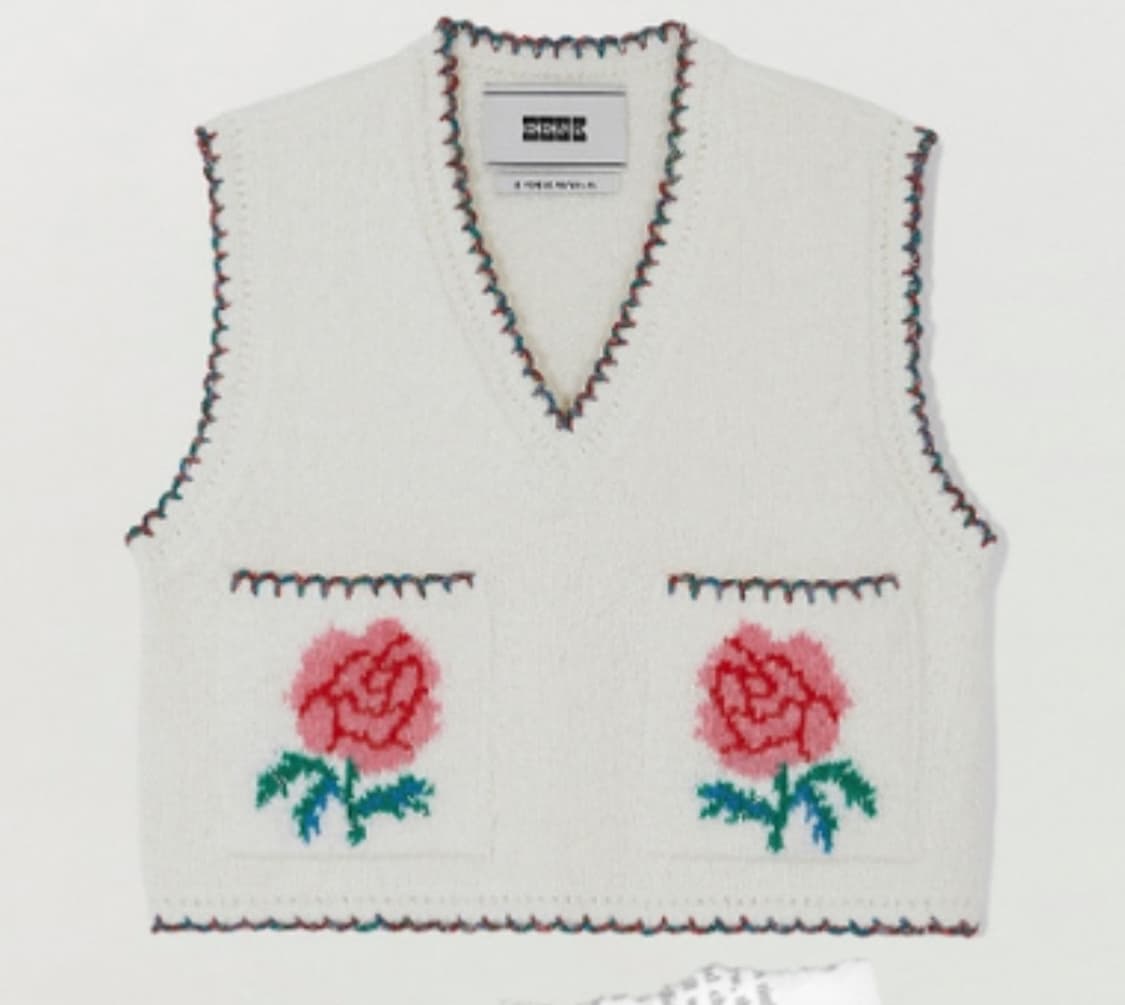 (임나영, 태연, 공효진, 유튜버 잉화 착용) 잉크 EENK 니트 베스트 상품이미지2