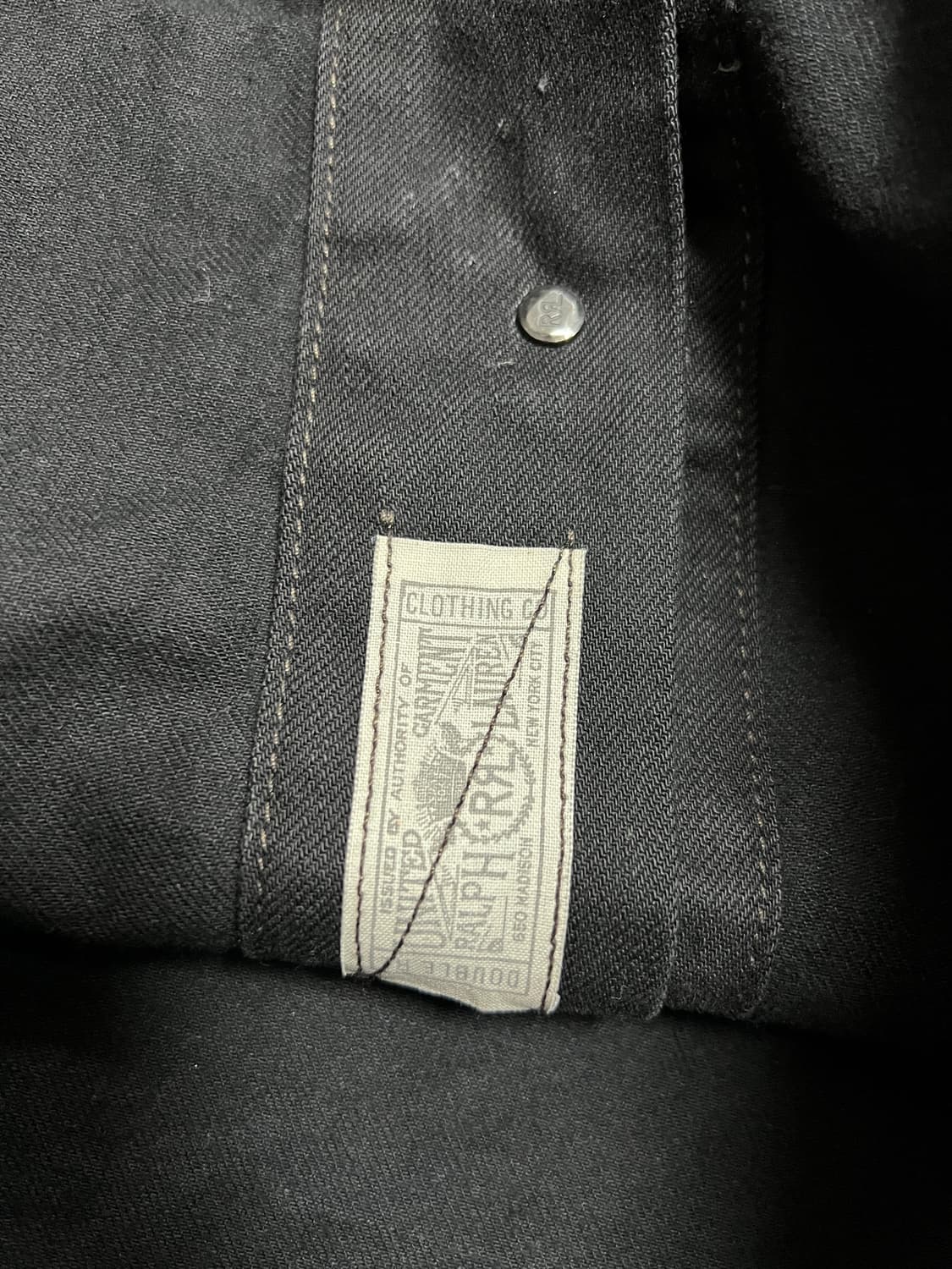 택포58) RRL 더블알엘 Lot271 트러커 블랙 M 상품이미지6