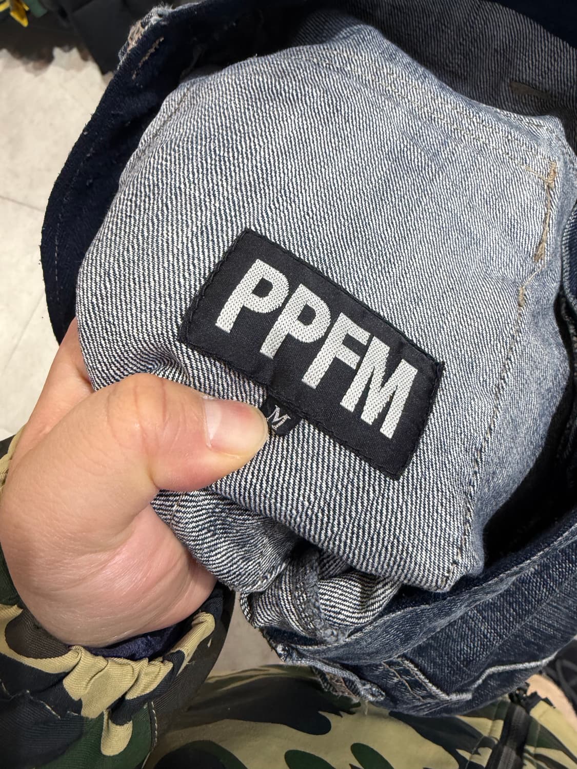 PPFM 아카이브 워싱 지퍼 데님팬츠 상품이미지9