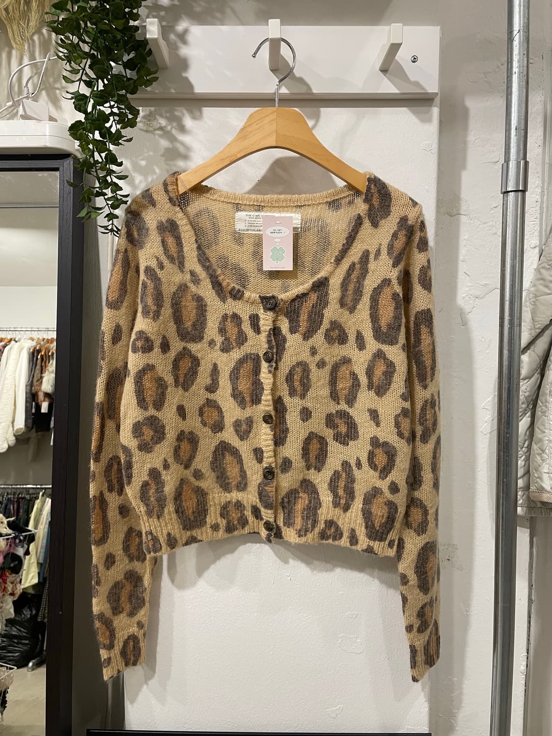 y2k 갸루 leopard cardigan 상품이미지7