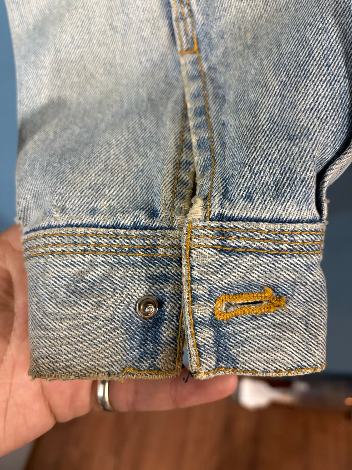 80‘s Vtg Lee denim jacket.  상품이미지4