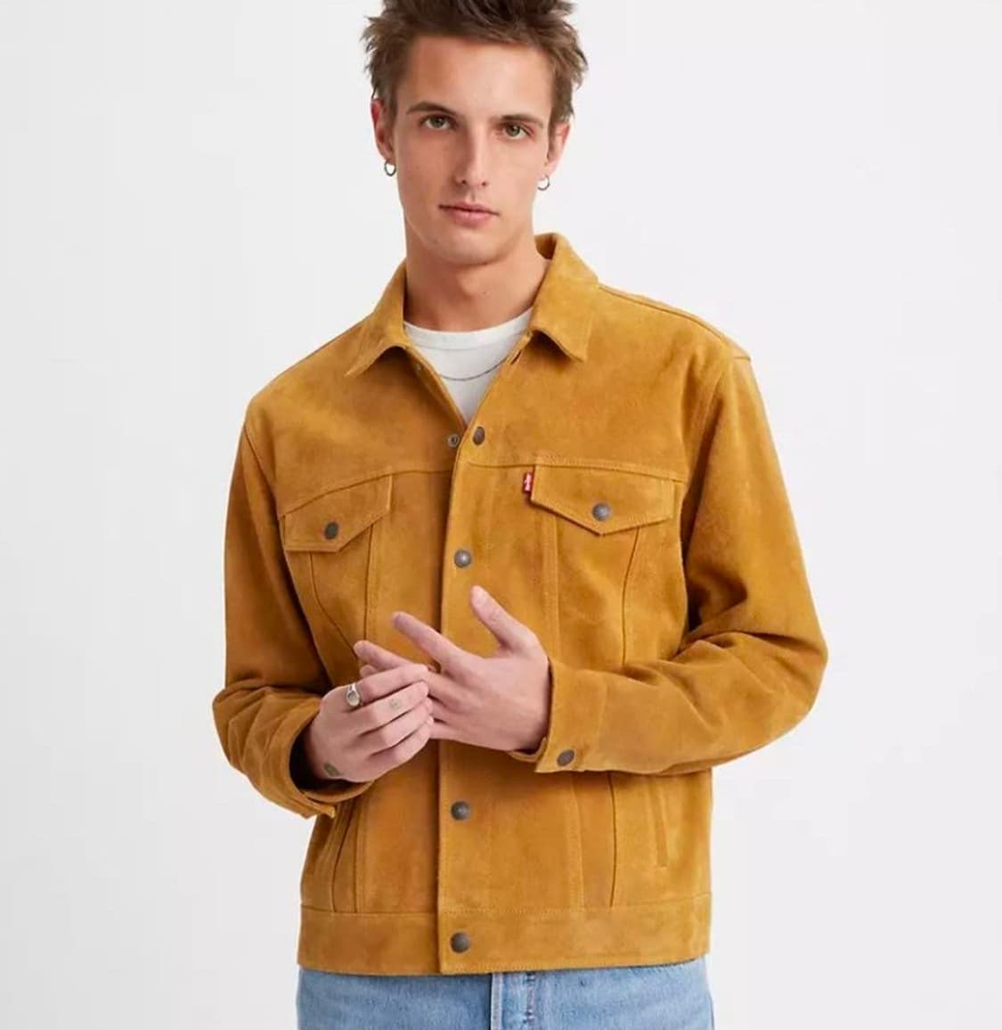 [M] 리바이스 프리미엄 리얼 스웨이드 트러커 상품이미지7