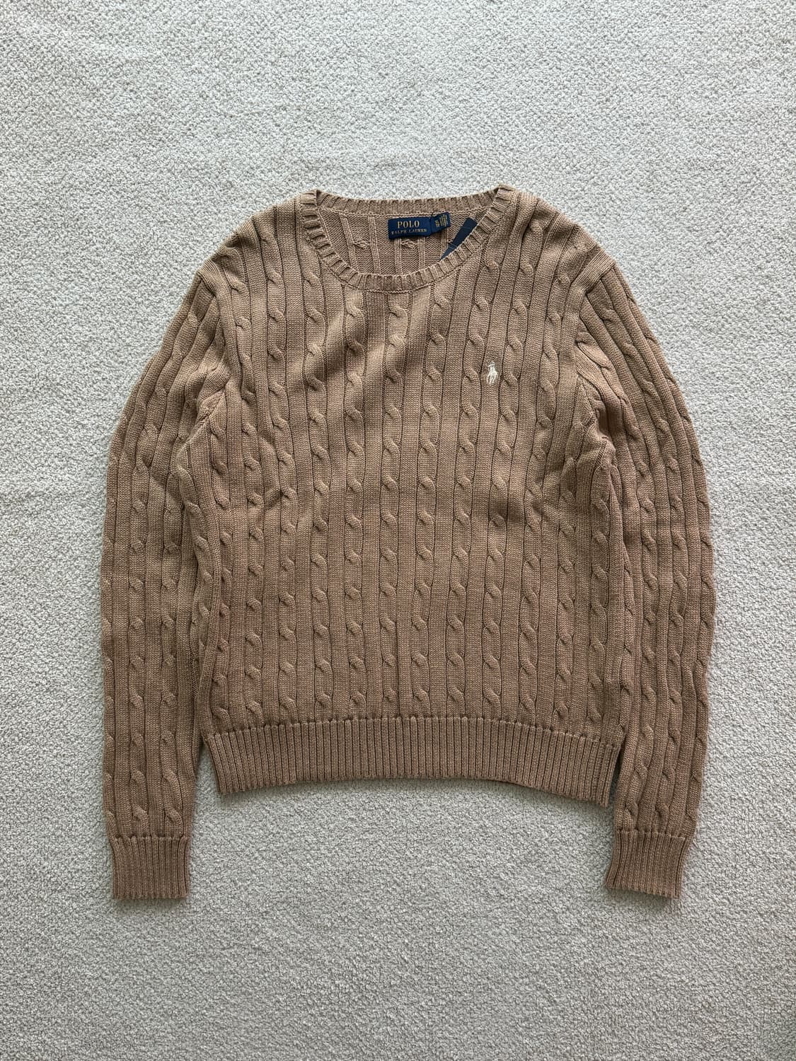 (새상품/정품) 폴로랄프로렌 코튼 꽈배기 니트(여XL) 상품이미지2