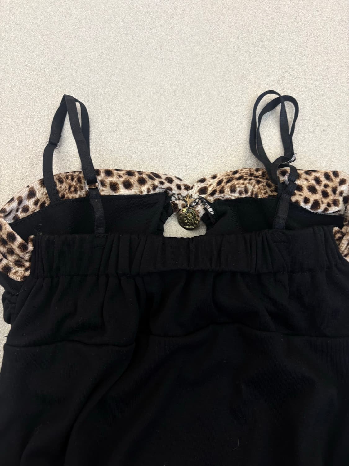 호피 언발 슬리브원피스 상품이미지5