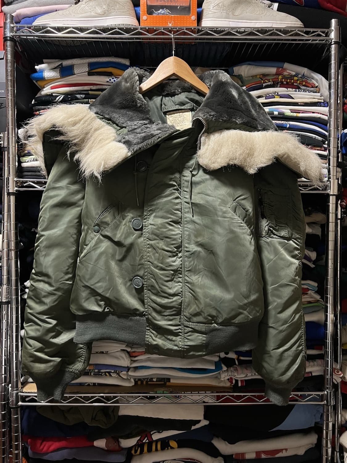 70s 알파 인더스트리 N-2B 헤비 플라잉 자켓 상품이미지3