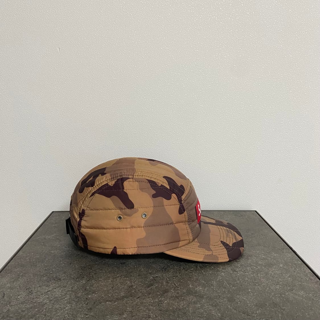 (OS) 슈프림 박스로고 캠프캡 모자 카모 탄 브라운 상품이미지3