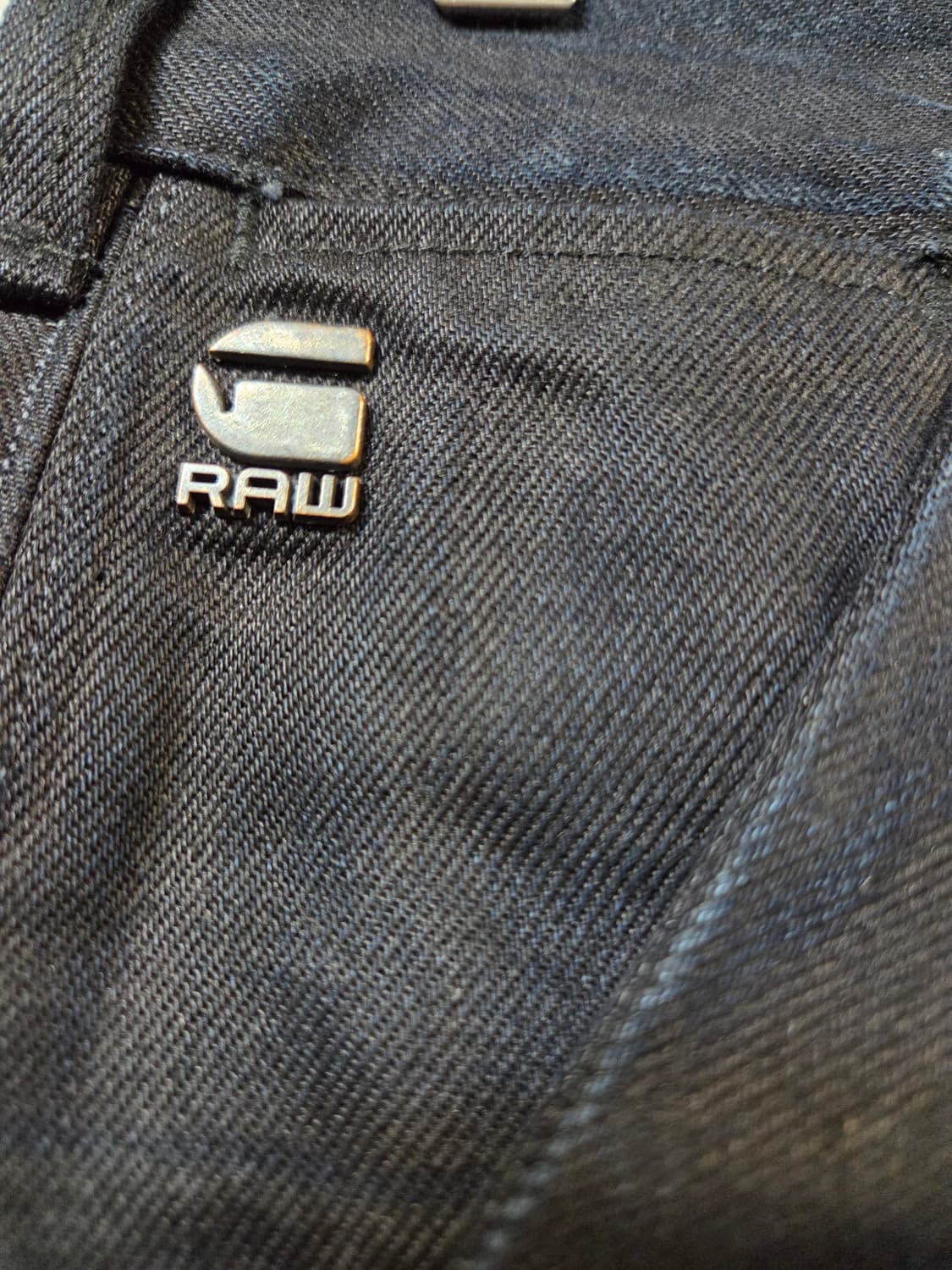 (찡 하자 특별 할인)G-Star Rackam 블랙 데님 팬츠 상품이미지4