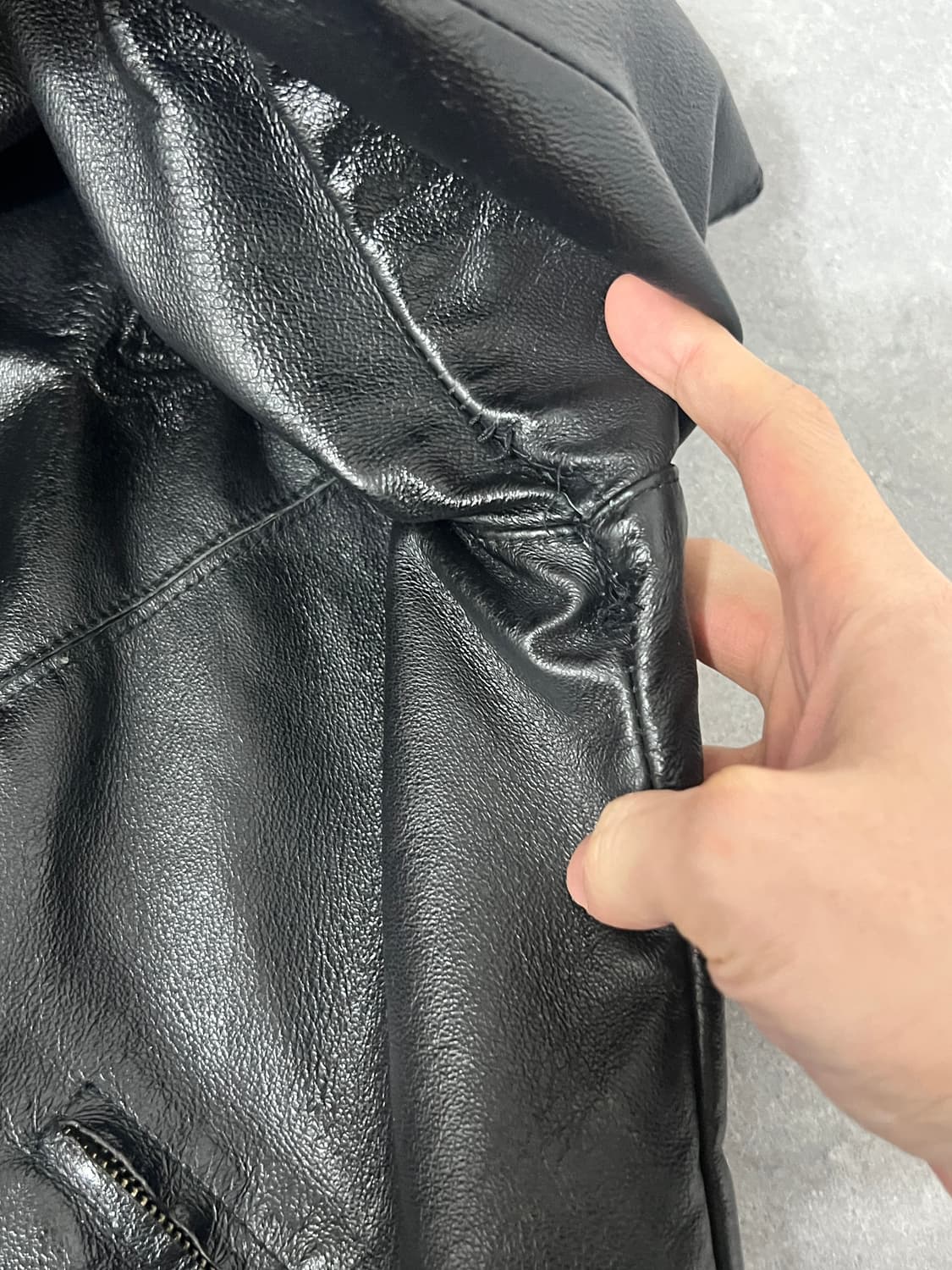 나이키 Nike Tony Spackman 피그 레더 자켓 (M) 상품이미지7