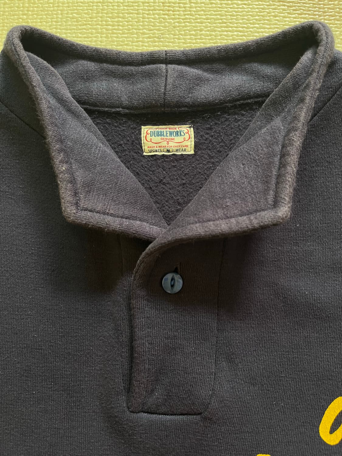 DUBBLE WORKS HALF BUTTON UP SWEAT SHIRTS 상품이미지6
