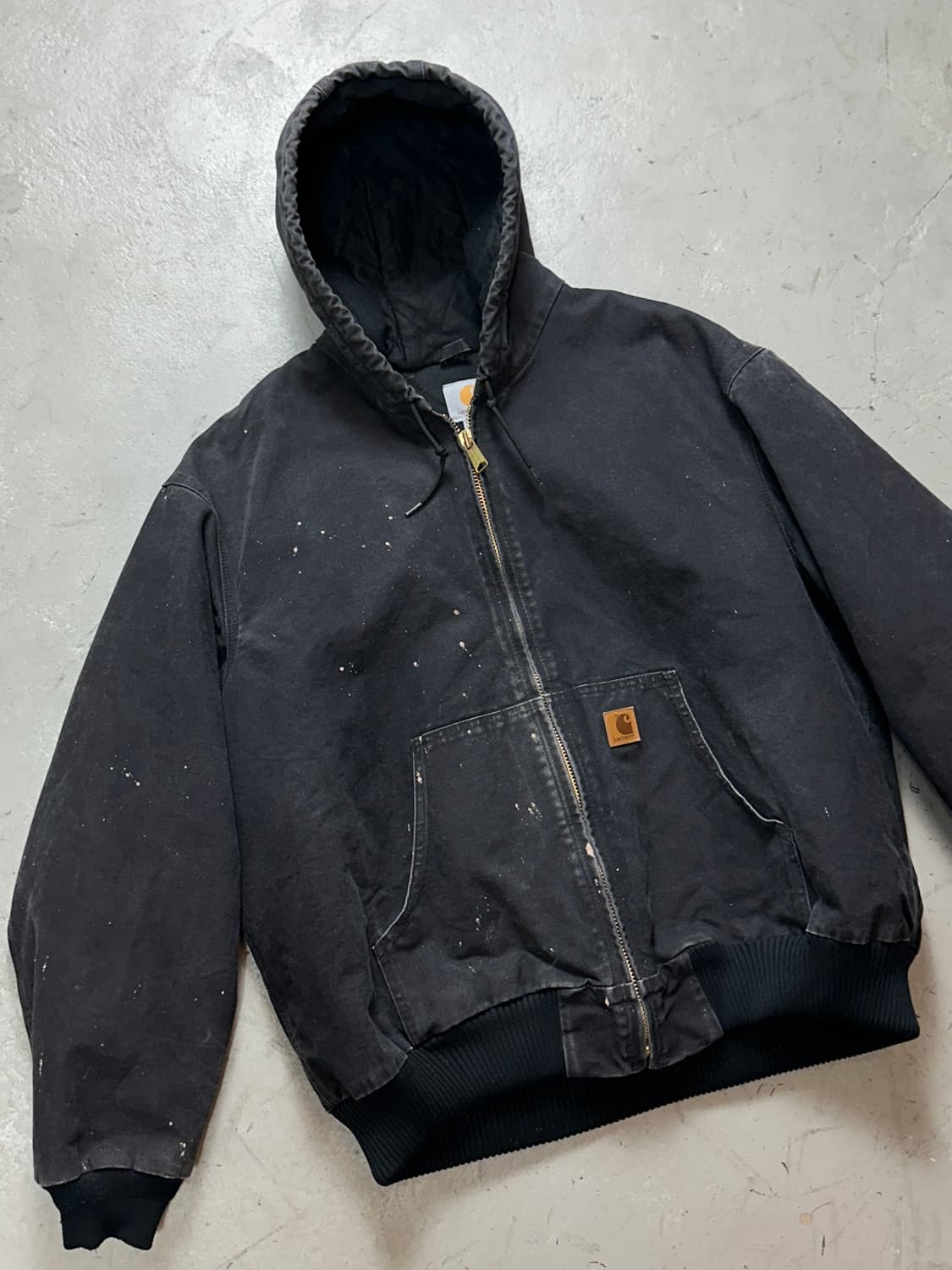 OG 칼하트 J130 BLK 액티브 자켓 칼하트 후드 자켓 상품이미지5