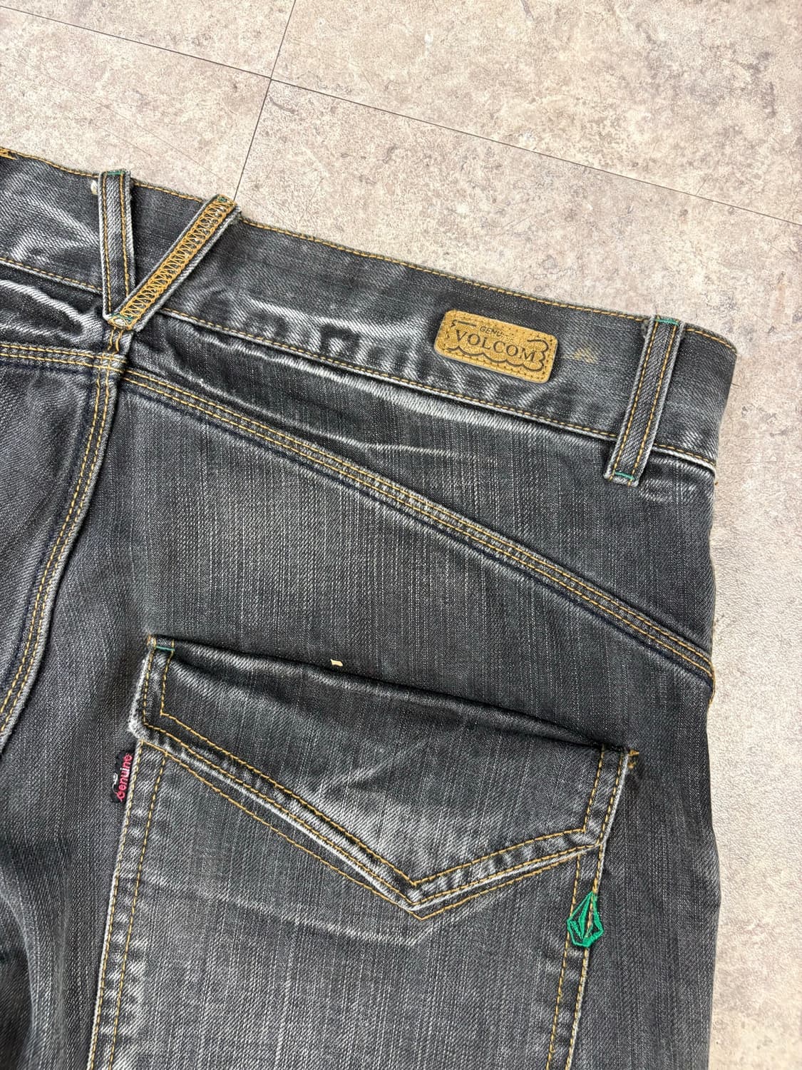 volcom 흑청 데님 팬츠 #csz436 상품이미지8