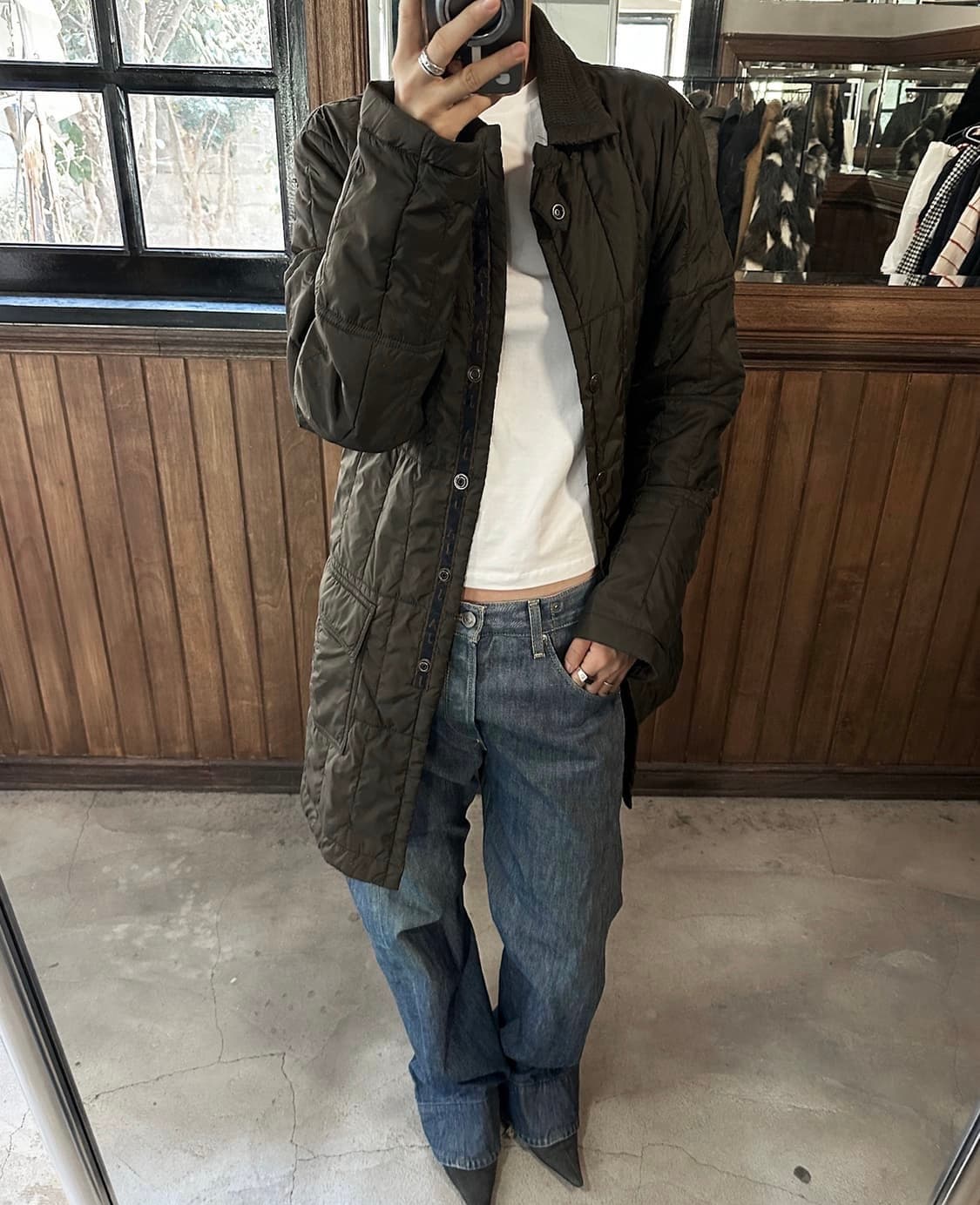 ARMANI JEANS down mid jacket 상품이미지1