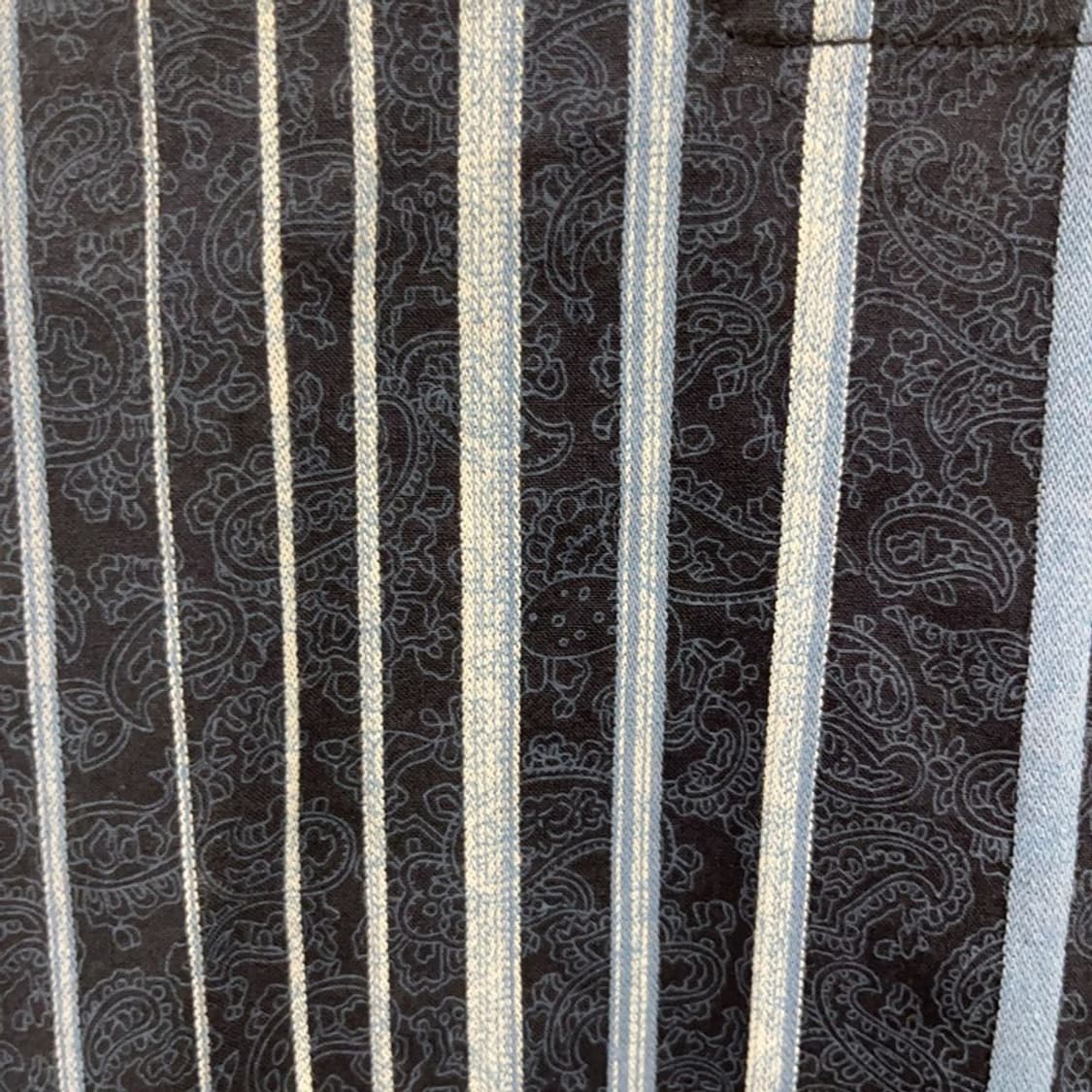 할리 데이비슨 올드스쿨 스트릿 페이즐리 스트라이프 셔츠 L C07886 상품이미지5