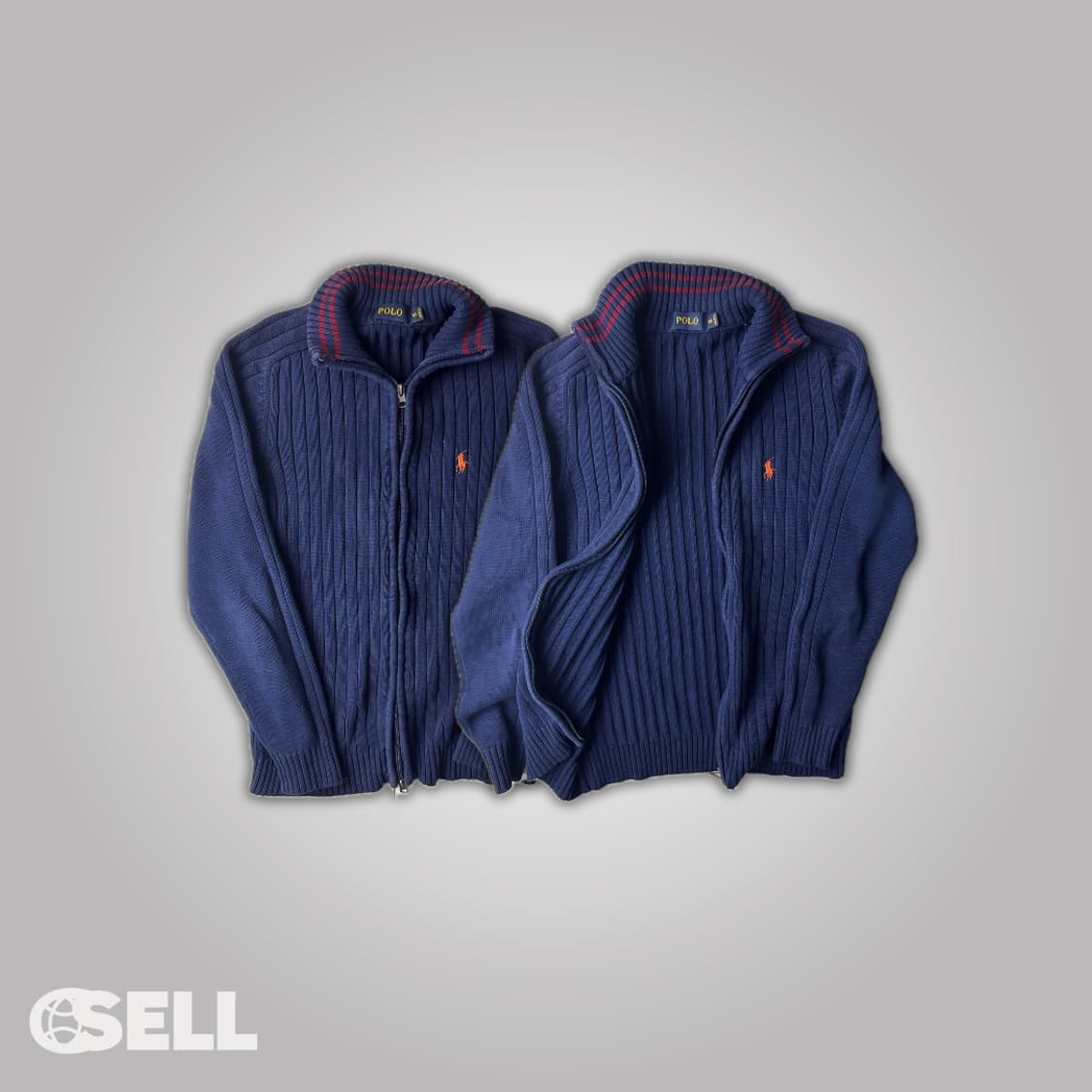 폴로 니트집업 상품이미지3