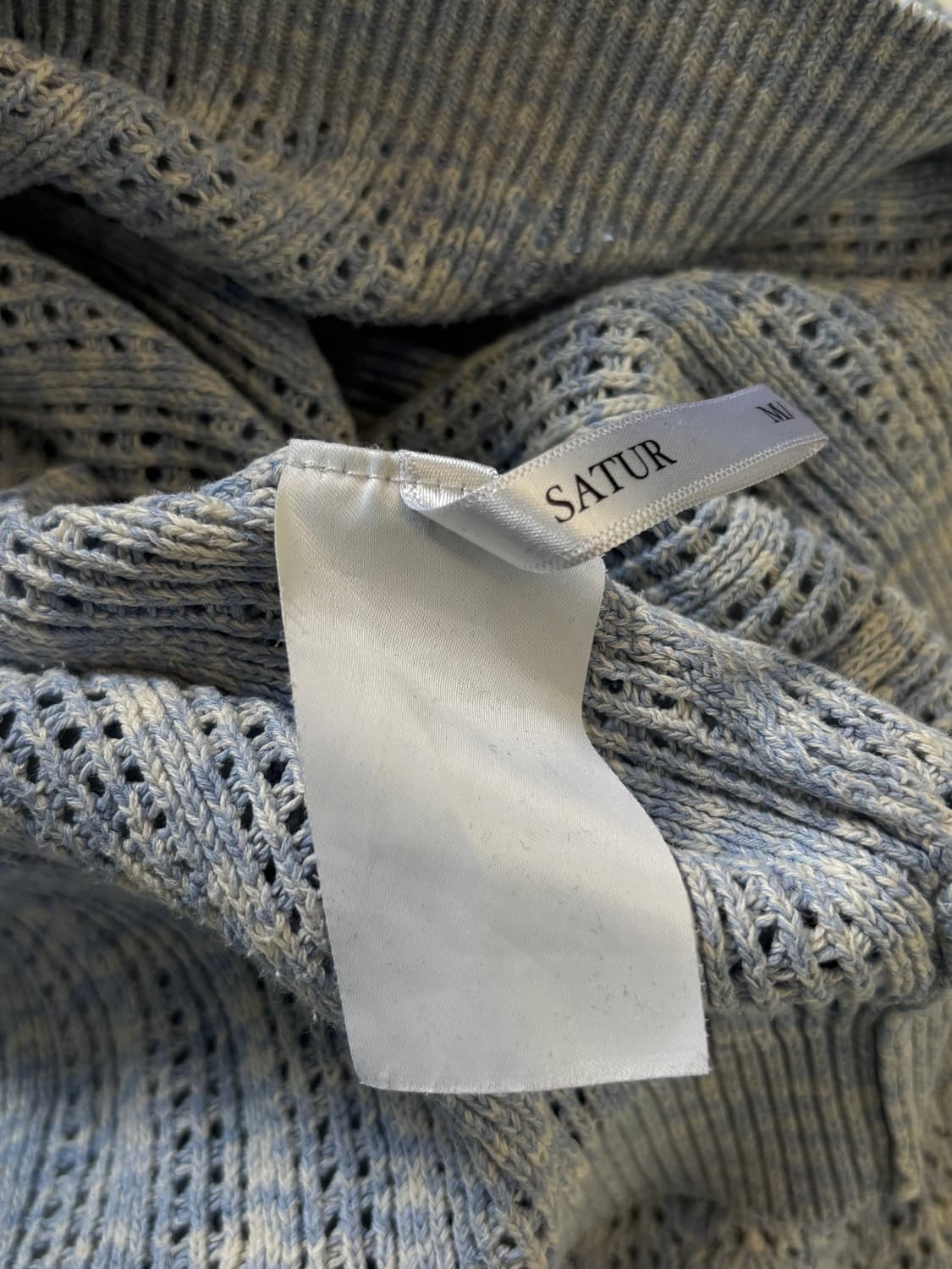 Satur 새터 크로쉐 니트 상품이미지5