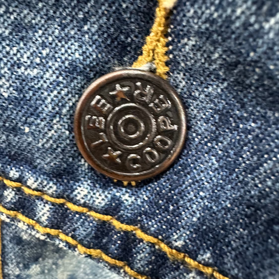 95 STALLONE 80s 남자 셰르파 람보 데님 자켓 상품이미지5