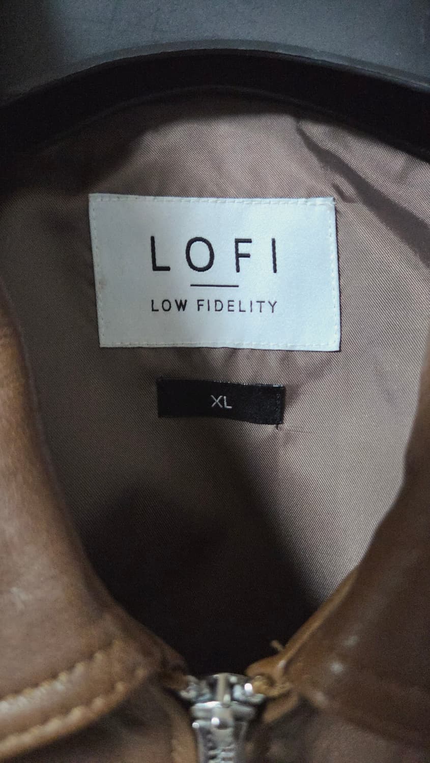 (착샷) 로파이 오버핏 스모킹 블루종 램 레더 자켓 상품이미지4