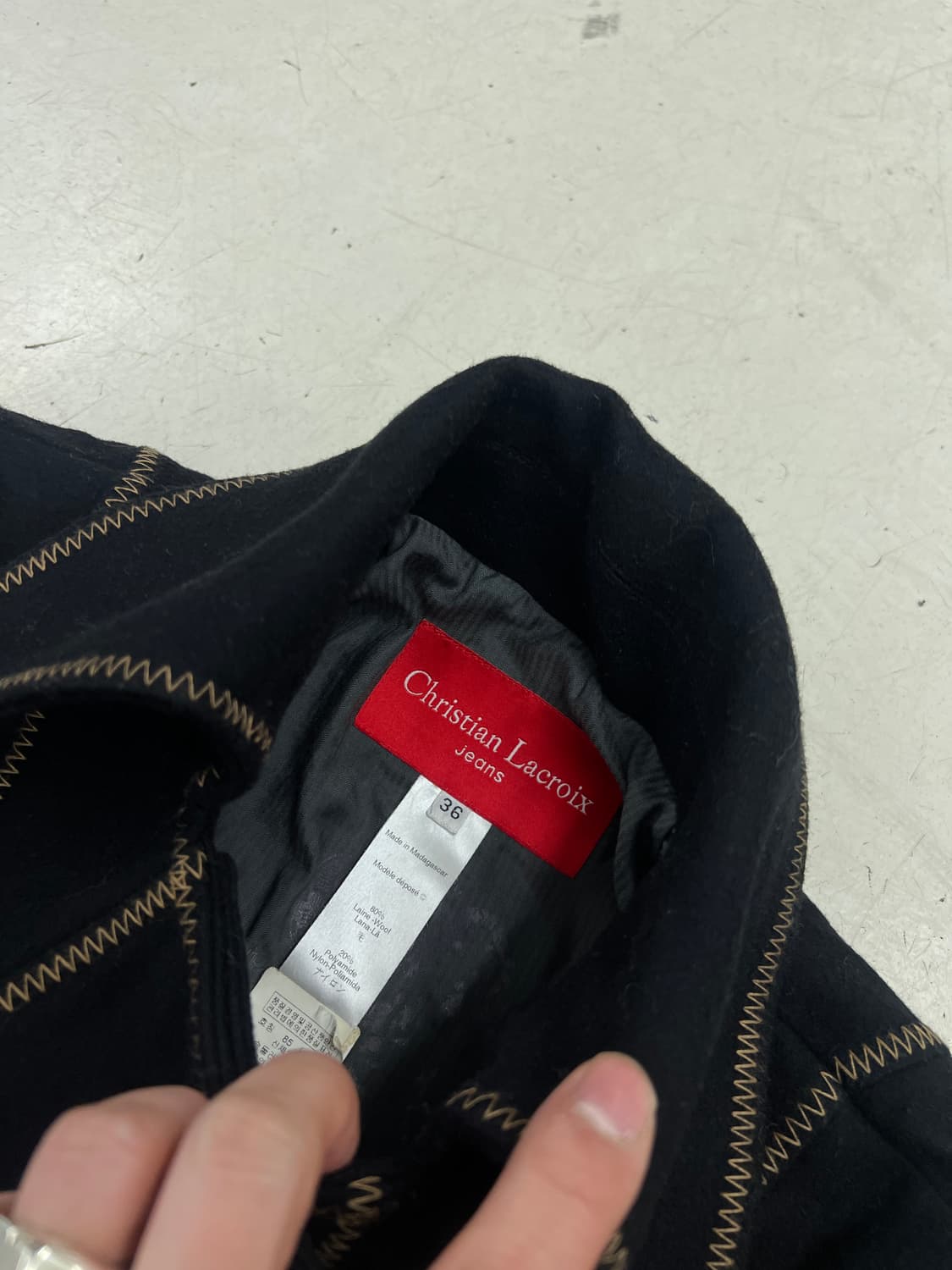 2006 크리스찬 라크르와 르네상스 자켓 상품이미지2