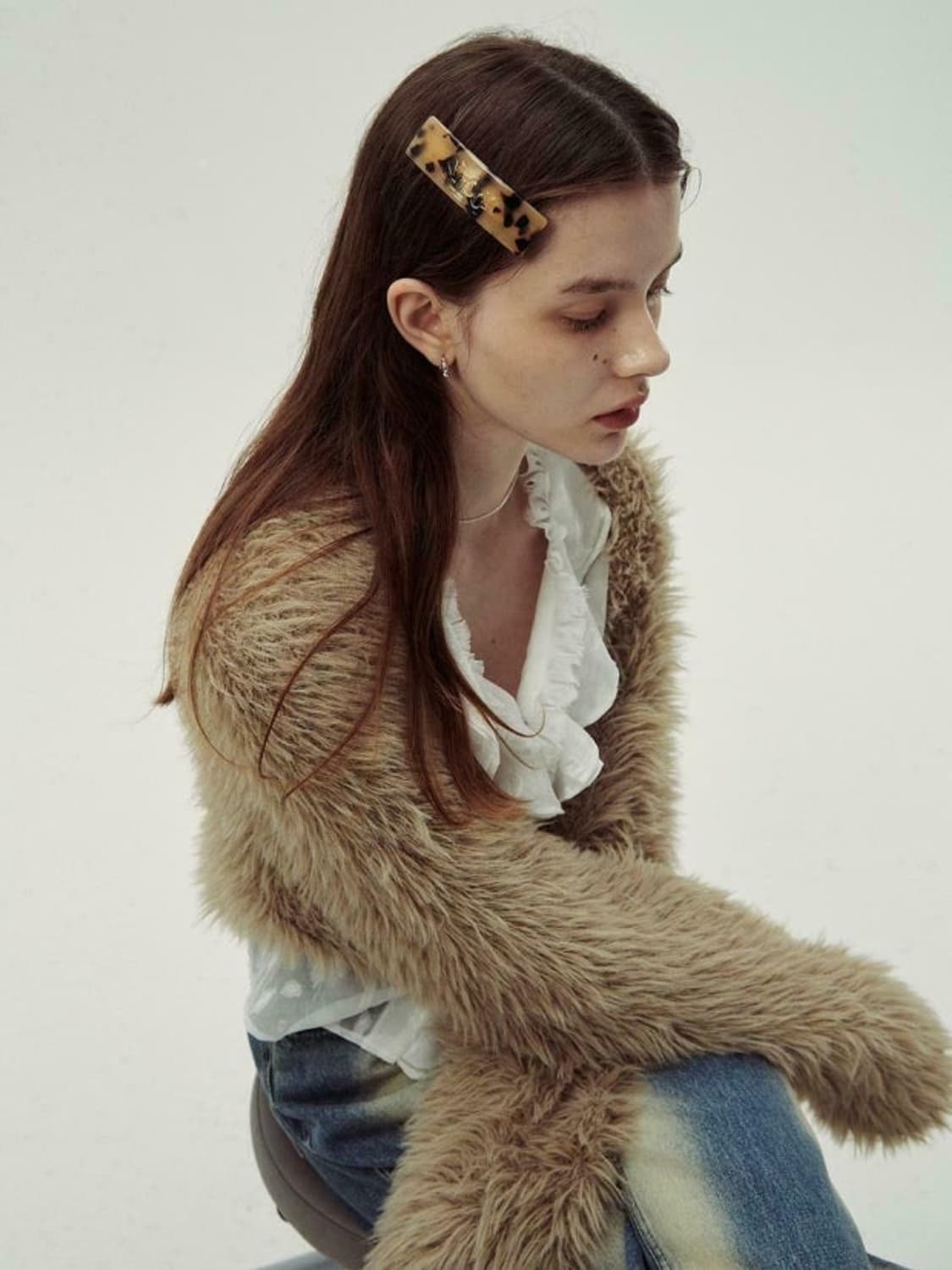 SINOON FUR BOLERO CARDIGAN 상품이미지1