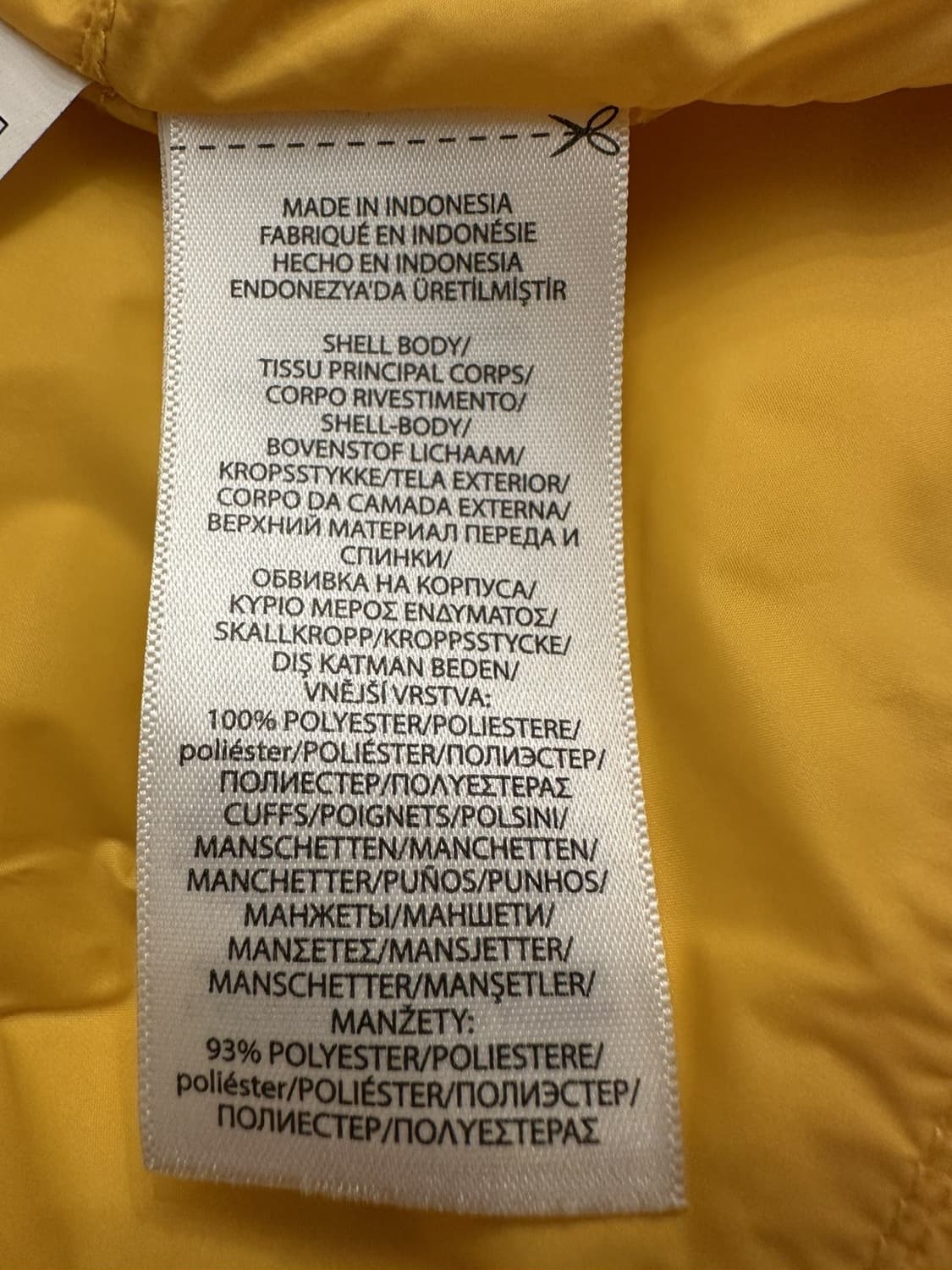 폴로 랄프로렌 빅포니 퍼프 다운 패딩 옐로우 상품이미지6