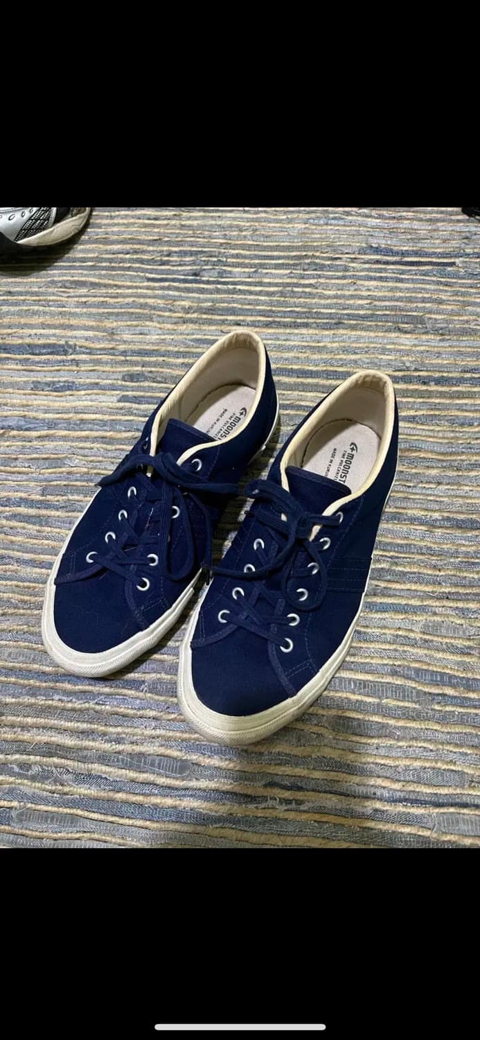 문스타 FINE VULCANIZED 네이비 스니커즈 상품이미지1