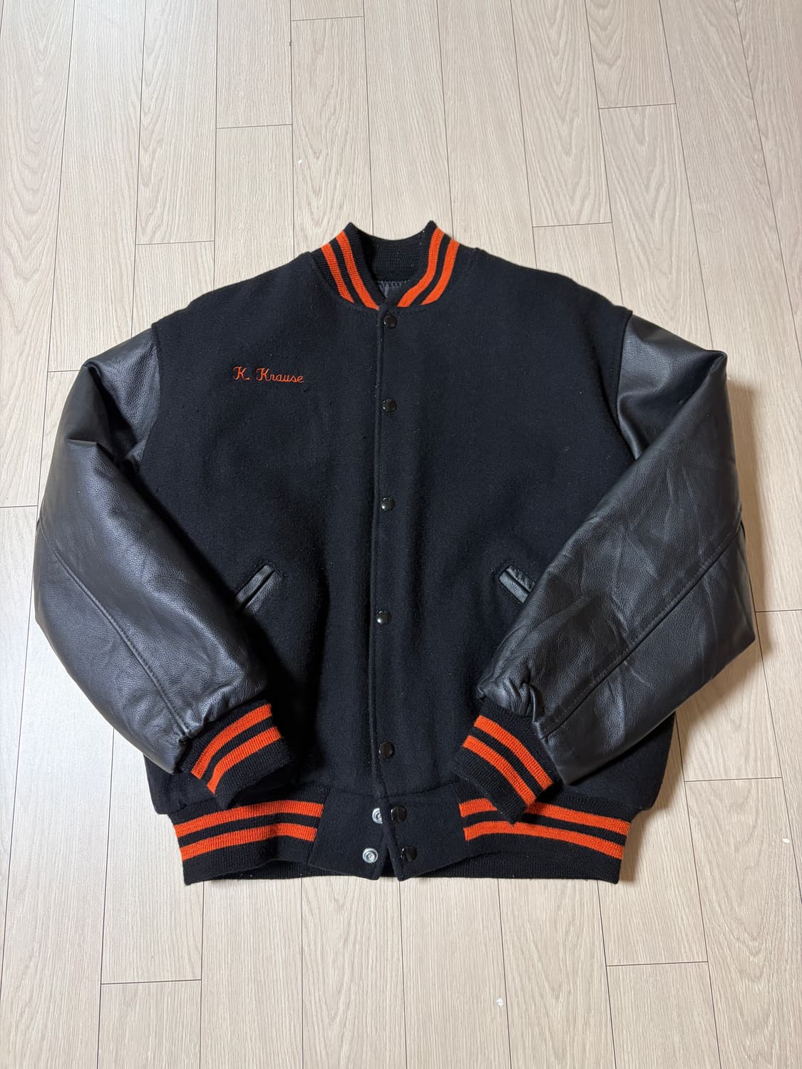 90’s 미제 빈티지 바시티 자켓 상품이미지1