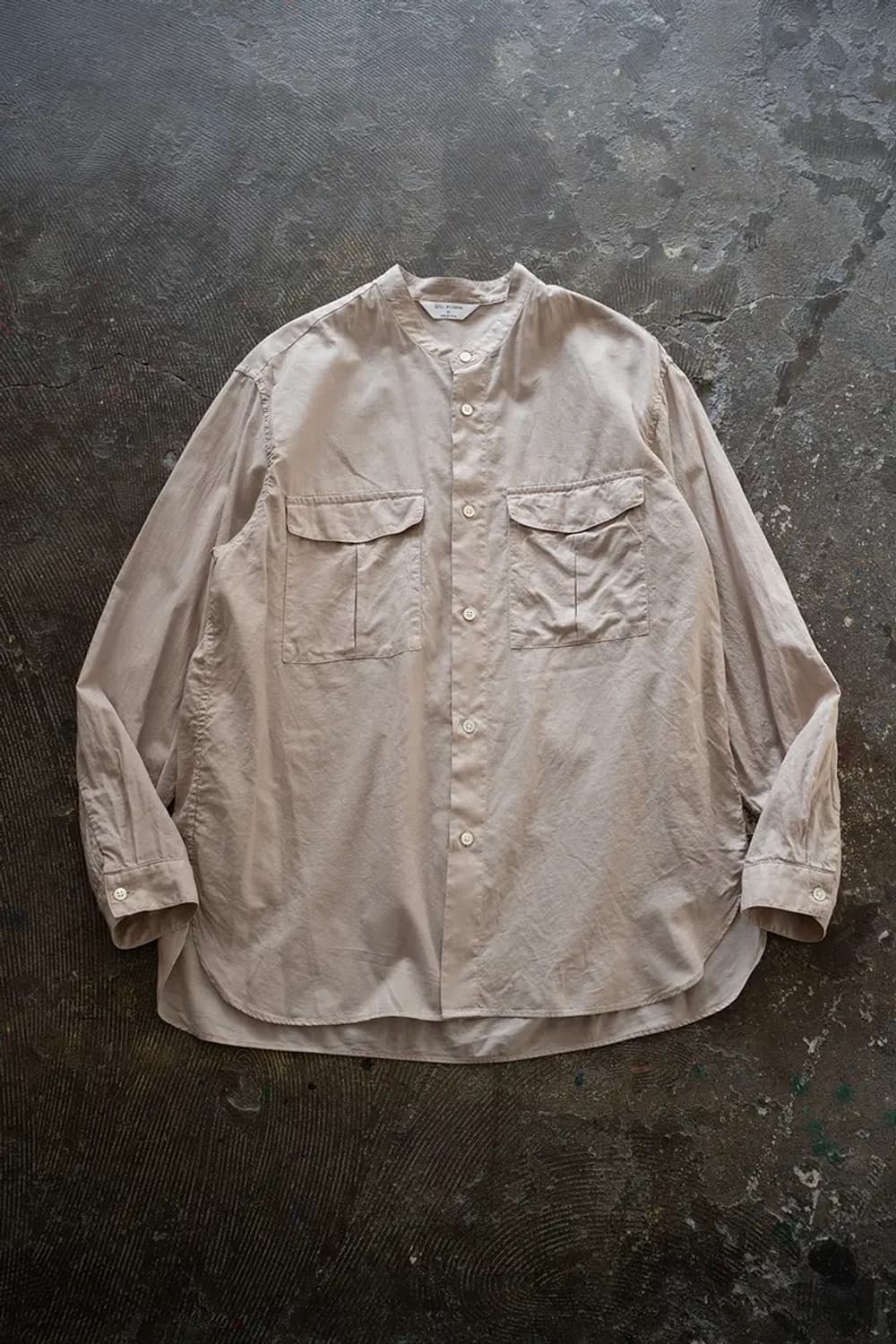 스틸 바이 핸드 Still by hand 셔츠 스탠드 밴드 차이나 카라 상품이미지4