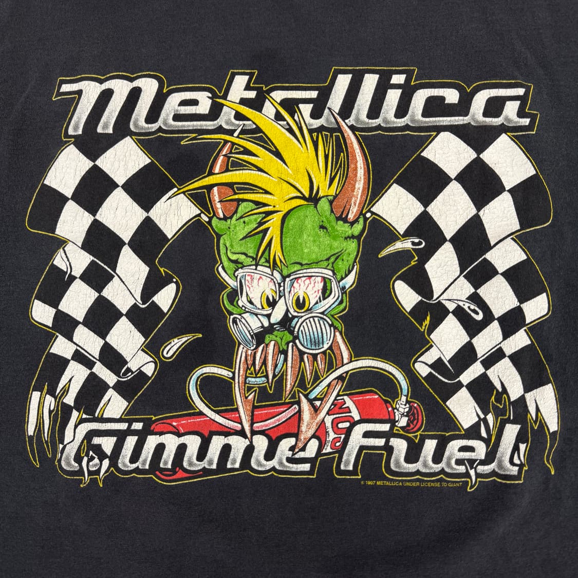 빈티지 90s Metallica 메탈리카 체커보드 롱슬리브 상품이미지4