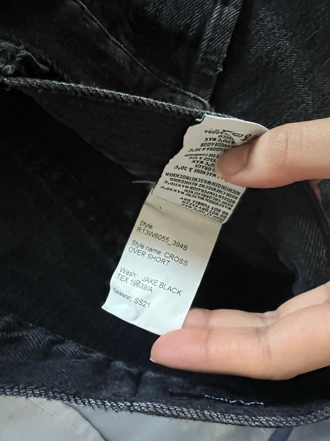 R13 아이유 데님쇼츠 반바지 상품이미지5