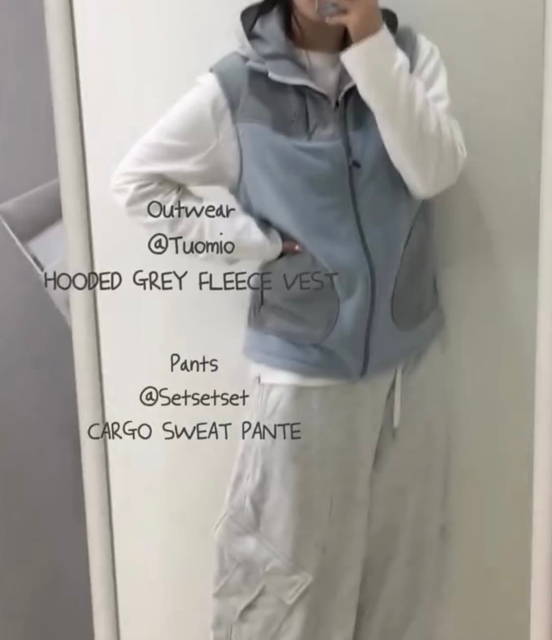 뚜오미오 조끼 베스트 상품이미지1