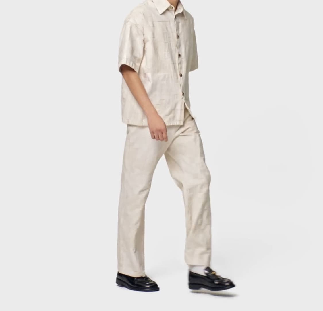 루이비통 다미에 스케이터 모티브 데님팬츠 34 상품이미지3