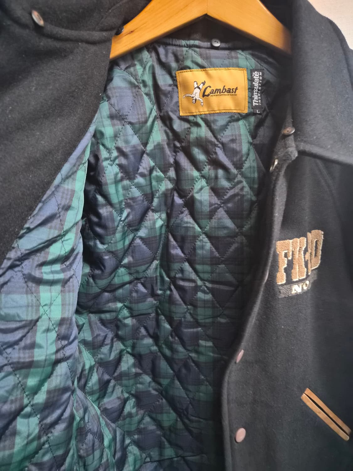 L) 램배스트 쉐리프 멜튼 바시티 자켓 팝니다 상품이미지4