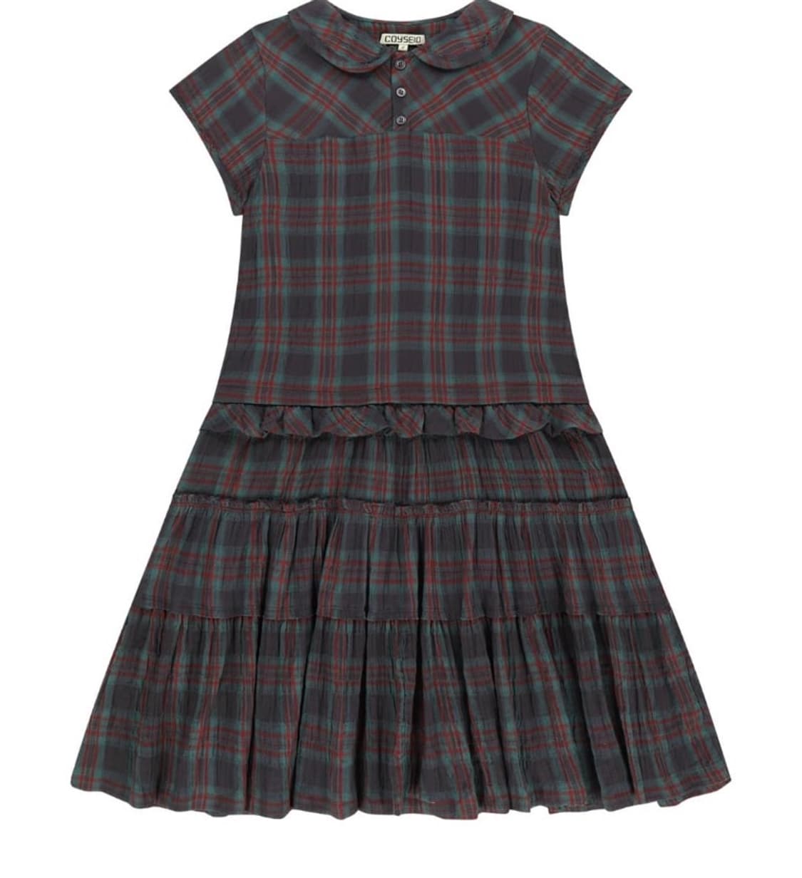 코이세이오 로우 엣지 체크 원피스 상품이미지1