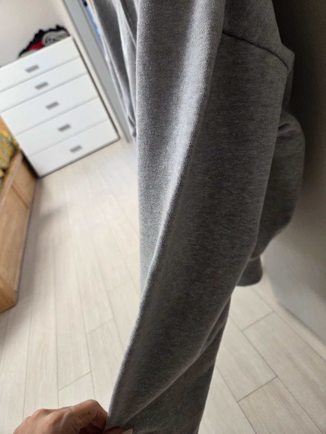 뮤제라 문 후드집업 조거팬츠 세트 그레이 상품이미지7