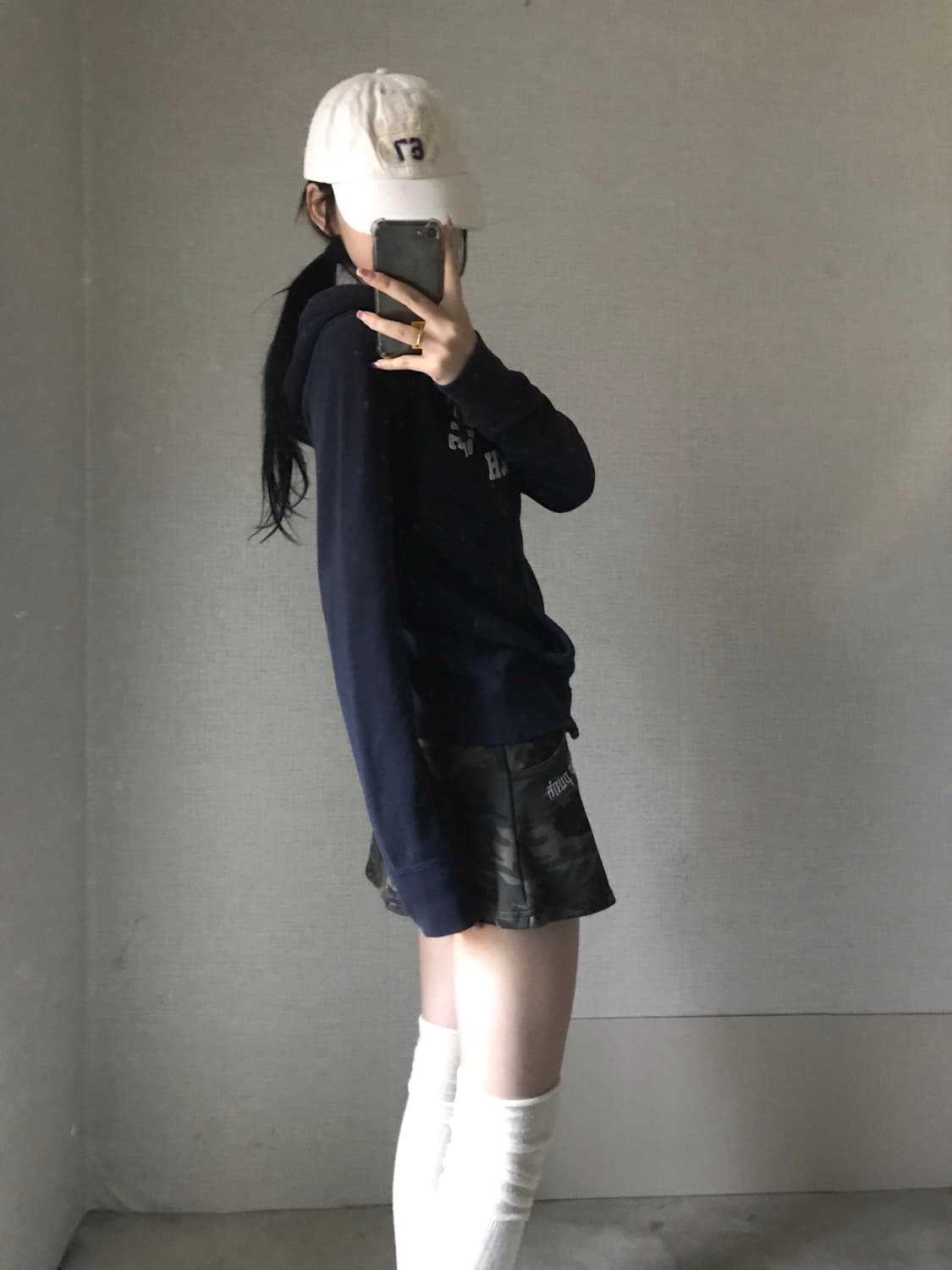 아베크롬비 네이비 슬림핏 후드집업 상품이미지3
