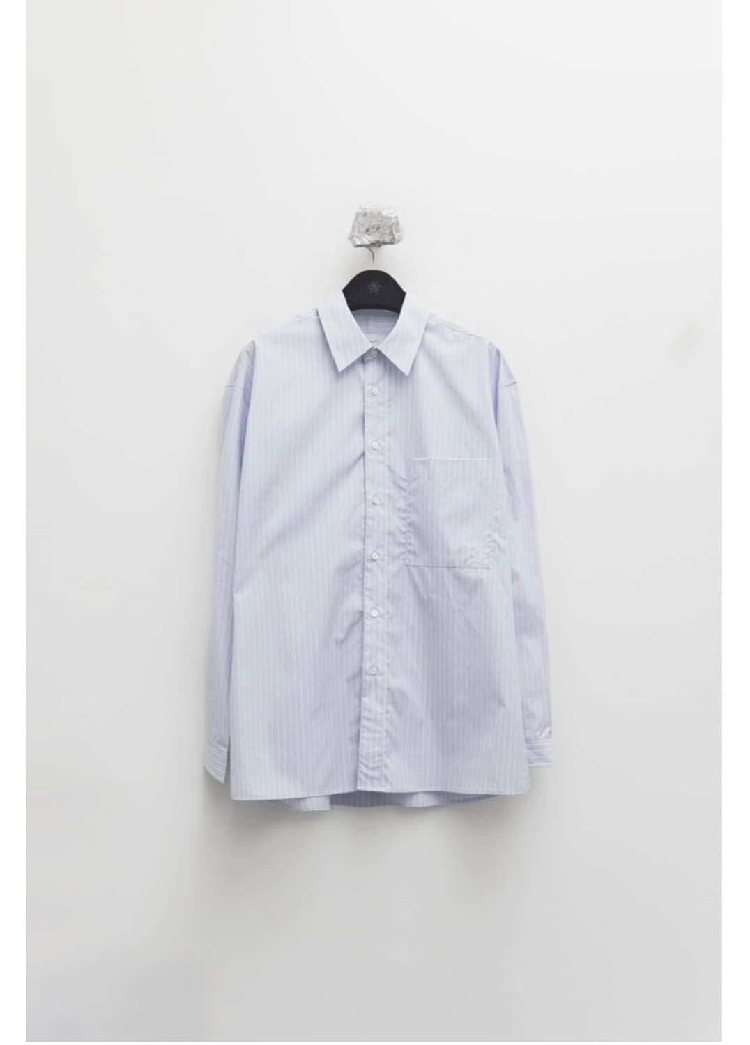 유스 스트라이프 셔츠 블루 스트라이프 M사이즈 판매 상품이미지1