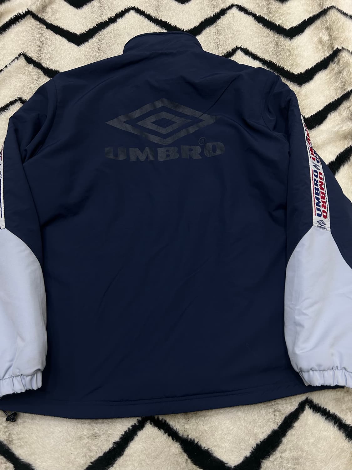 [XL]엄브로 리버시블 플리스 바람막이/네이비 상품이미지6