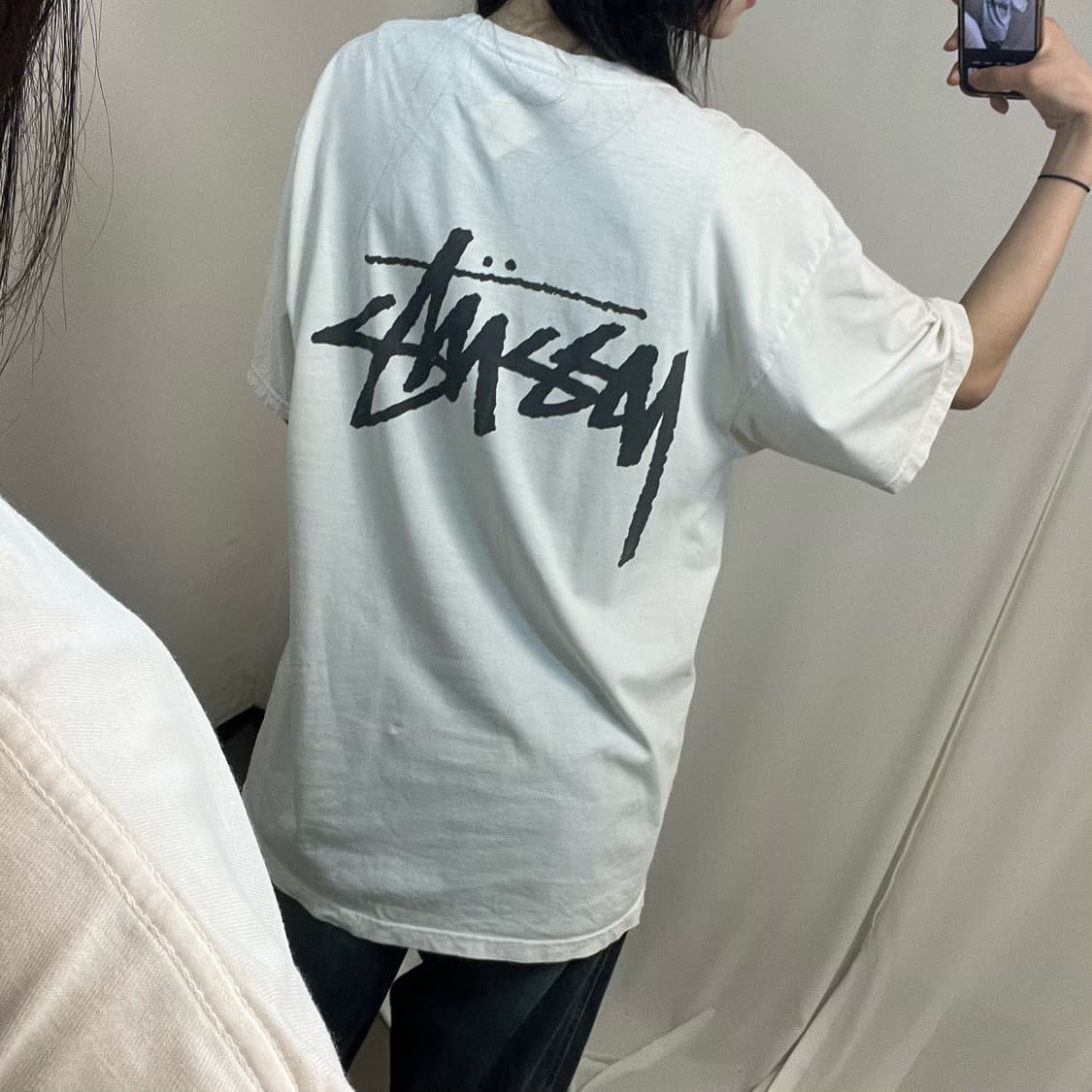 Our Legacy × Stussy yin-yang t-shirt 상품이미지3