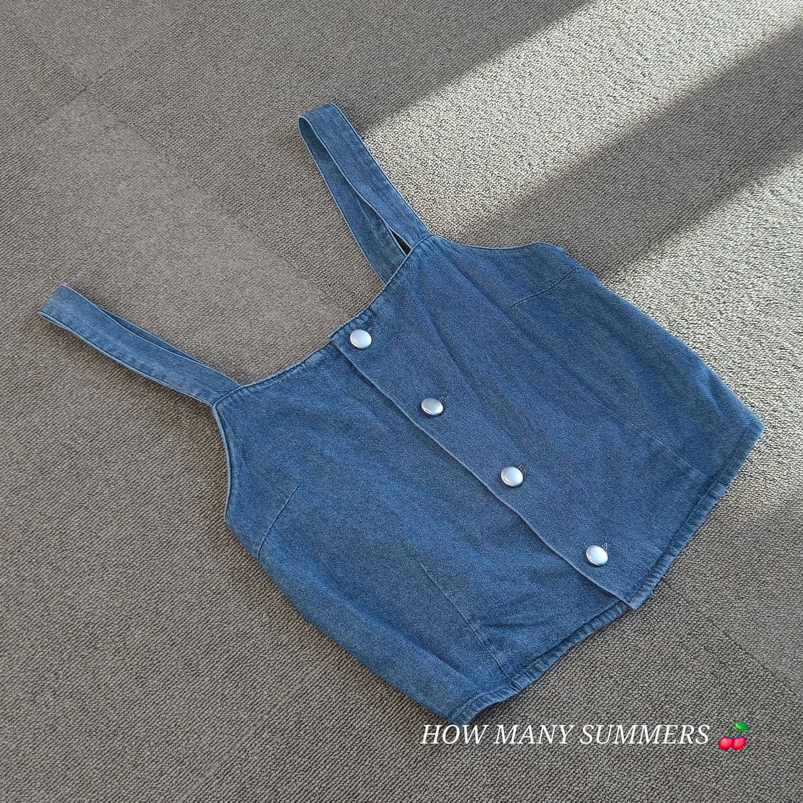 Global Work 데님 슬리브리스  상품이미지3