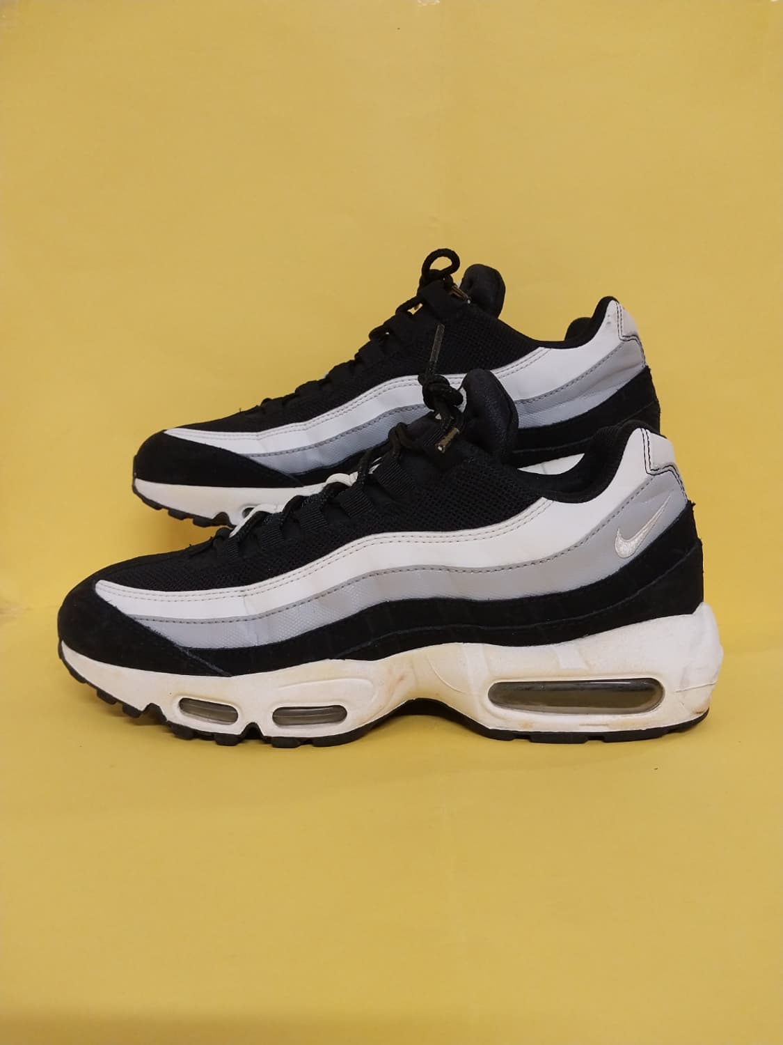 남성 나이키 에어맥스 95 에센셜 흰회검 운동화 (260) 상품이미지1