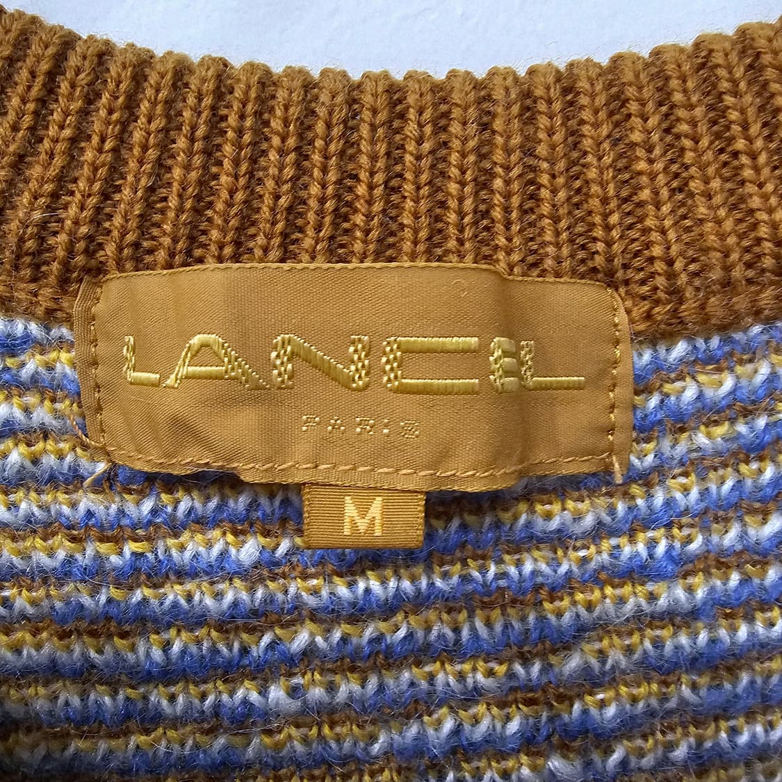 란셀 울혼방 브라운 패턴니트 상품이미지9